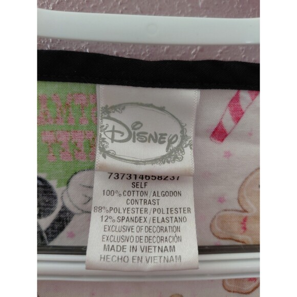 Disney "Christmas Is Sweet" Mickey/Minnie Women’s Scrub Top Size XS - Picture 7 of 11